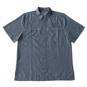 GameGuard Mens Original MicroFiber Vented Short Sleeve Gray Shirt Size Large